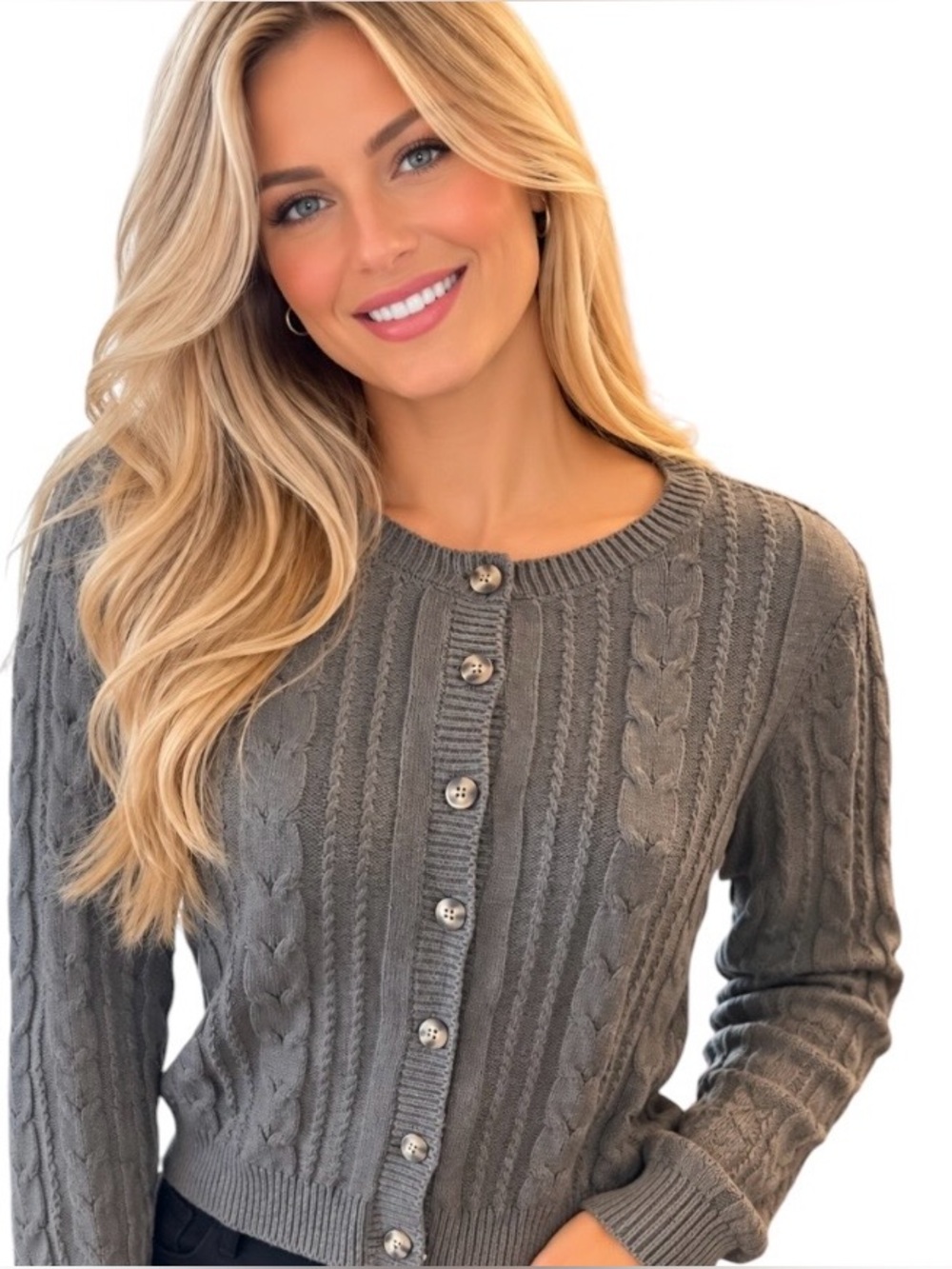 Women’s Button Up Sweater Cypress NWT Medium
